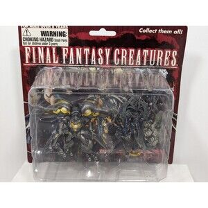 Final Fantasy Creatures Diamond Weapon & Seymour: Evolution Figures In Package